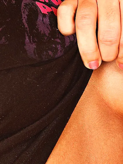 Lesbian chicks Afrodite Night and Mya Diamond kiss each other an