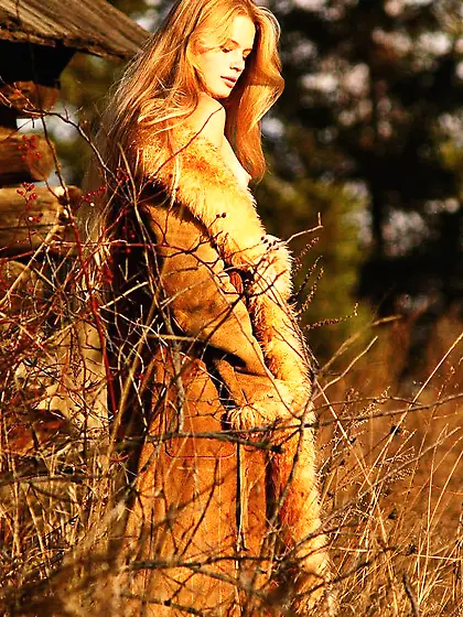 Fur-loving blonde with a real expensive taste decides to show he