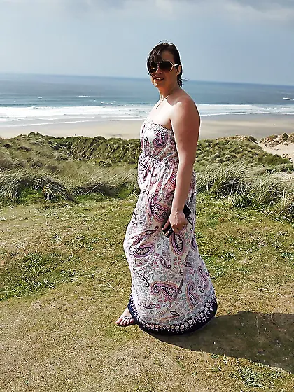 SILF holly harris on holiday