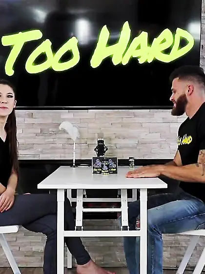 Tiny young brunette fucked hard by brutal...