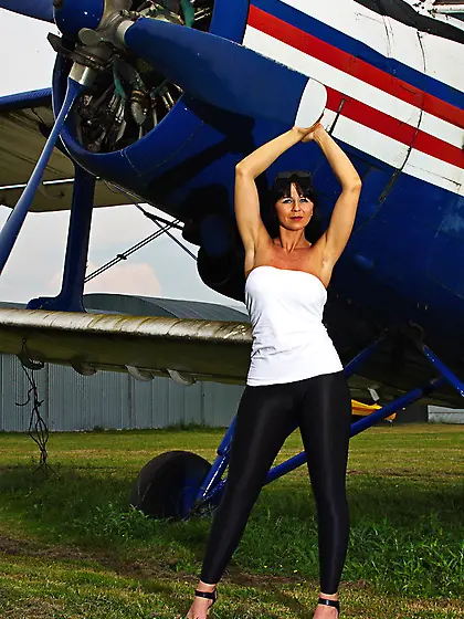 Aviation buff parades generous