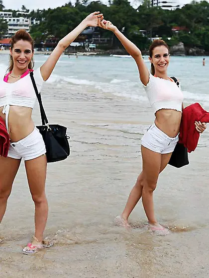 Skinny sexy girlfriend pov