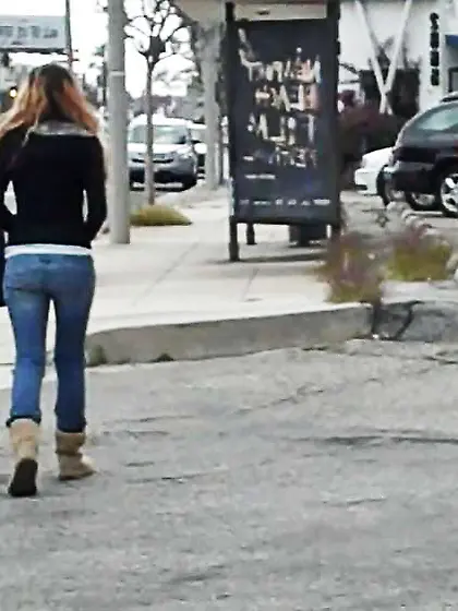 Walking street rump and arses