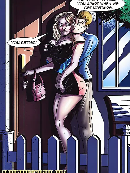 Black burglar pounding white