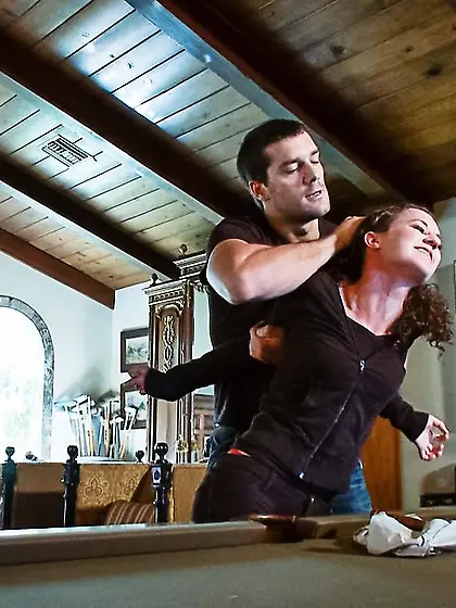 Pretty girl roughed hardcore