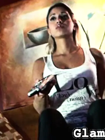 Blonde beauty hogtied,  ballgagged and abused