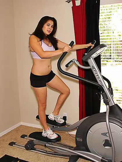 Sweet brunette teen big tits