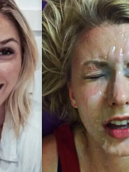 Before and after cum sluts