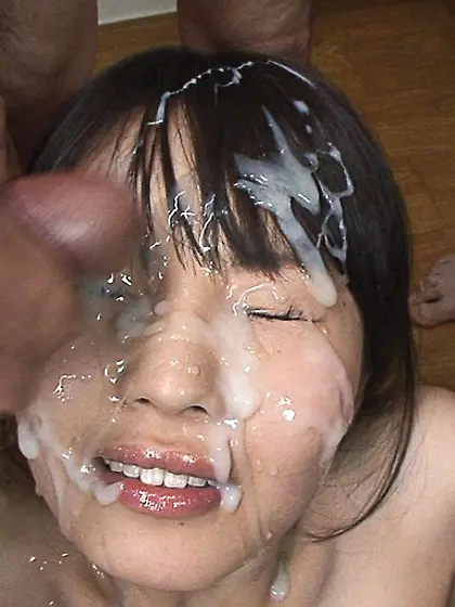 Naked skank floor drenched