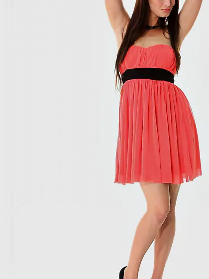 Babes like Megan Cox will always look great in pink dresses like