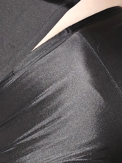 Fet1shx Men black Lycra Spandex Shorts