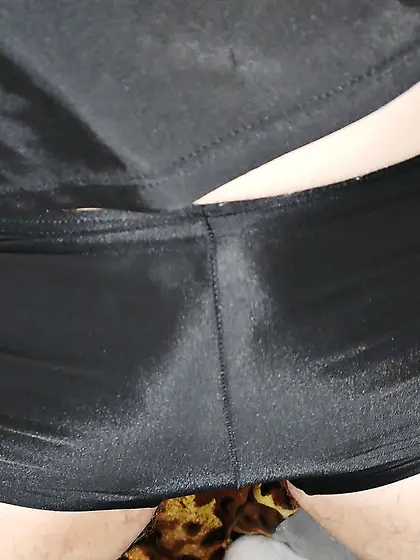 Fet1shx Men black Lycra Spandex Shorts