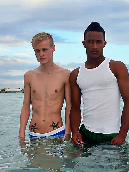 British interracial twink