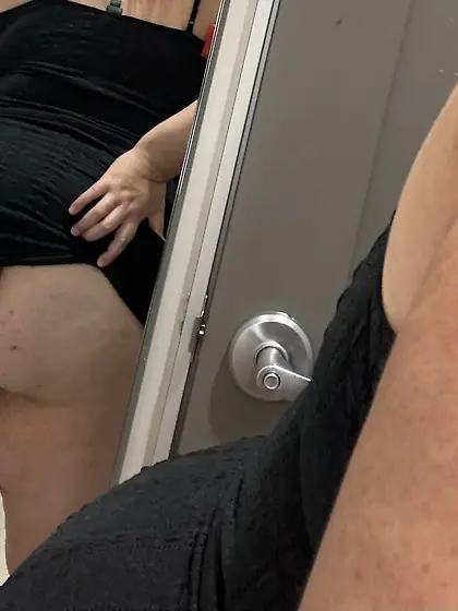 A little risky in the dressing room