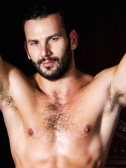 White gay roccohard striptease