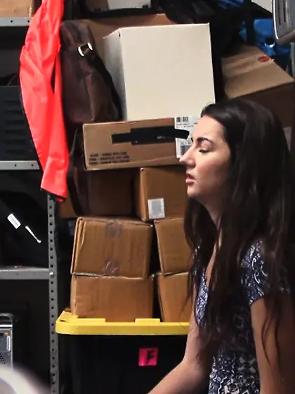 Clean big tit brunette teen