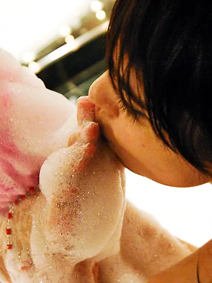 Frisky Ariel Rebel talks her best girlfriend into enjoying a soa