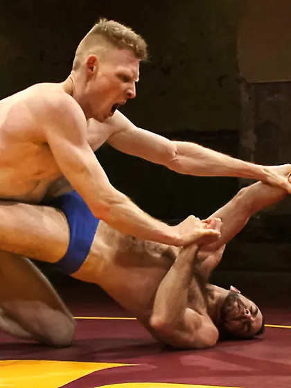 Stud suck cock and licks toes then ass pounded