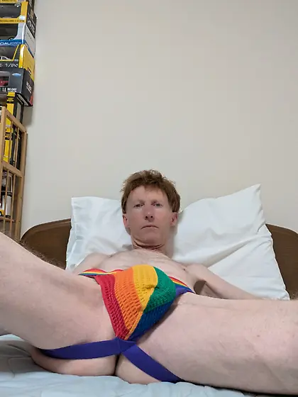 Me wearing various new Jockstraps and Thongs