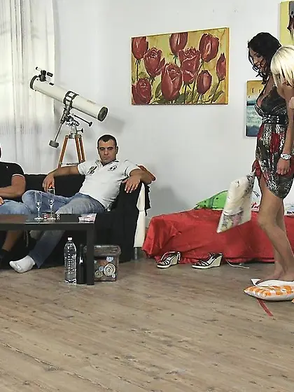 Hungarian small tits swinger