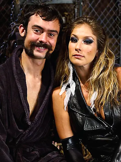 Fiery vixen pegs male