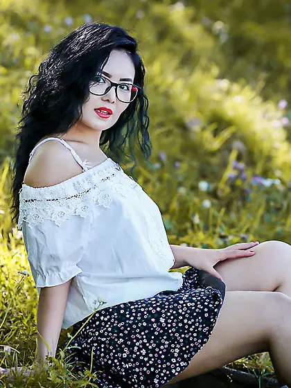 Asian girl beautiful tits