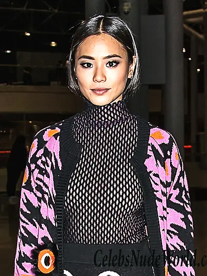 Jamie Chung See Through Ish At The Opening Ceremony Fashion Show