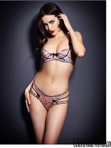 Sarah Stephens lingerie photoshoot