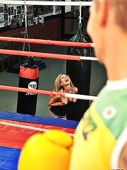 Tiny tits tight shorts