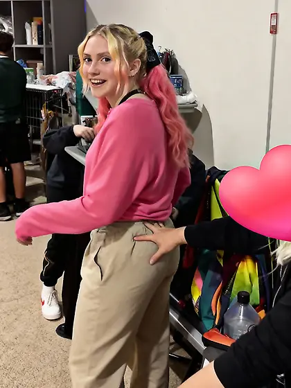 Gabi let strangers grope her