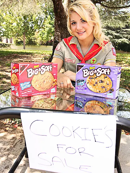 Brown eyed young blonde