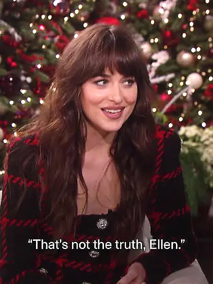 Dakota Johnson - Christmas