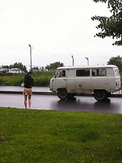 Glory was walking down