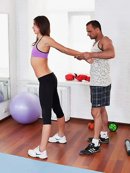 Ananta Shakti is the ultimate fitness hottie that wants sex