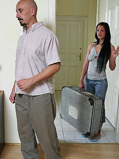 Beautiful teeny babe with huge natural titties and trimmed cunt