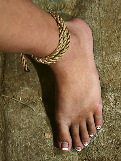 Annie Cruz dominated in a savage fashion in a BDSM fuck scene