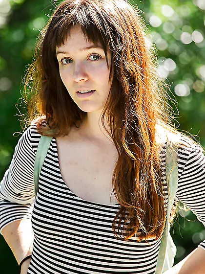 Innocent girl Alexa disrobes to spread legs and expose hairy twa