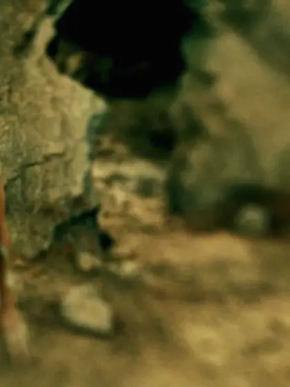 Long-haired babe with extreme makeup goes...