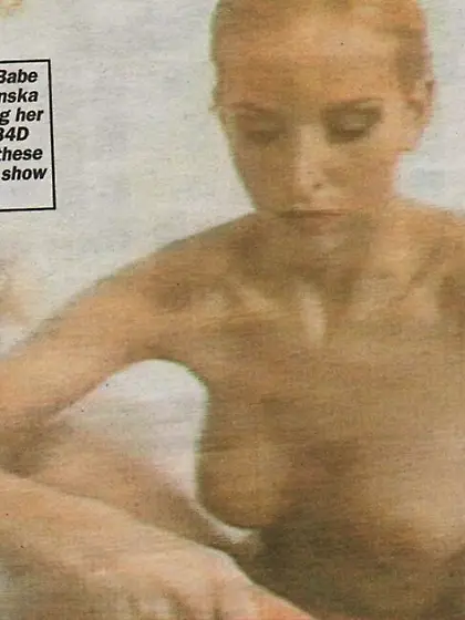 Anneke Svenska busty British blonde celeb