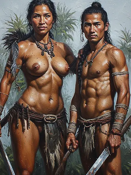 Female Asian Jungle Warrior