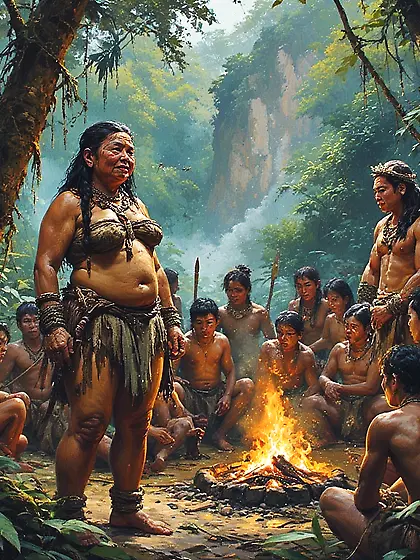 Female Asian Jungle Warrior