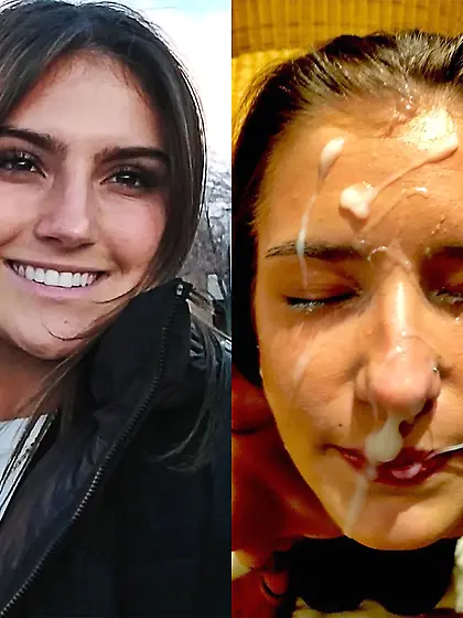 Before and after cum sluts