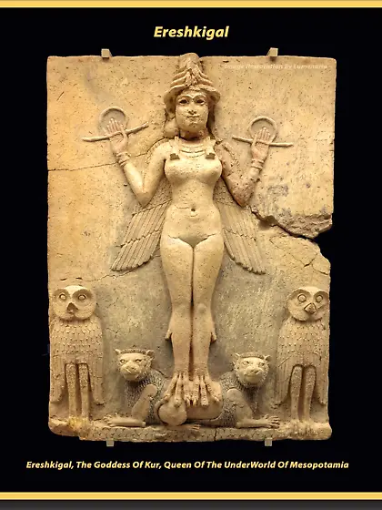 The Goddess Queen Ereshkigal Erotica Art