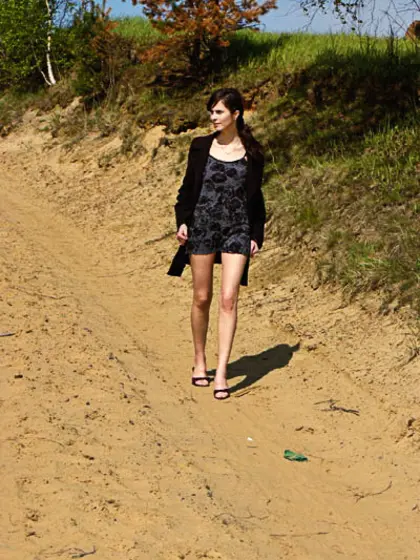 Spying beautiful teen peeing