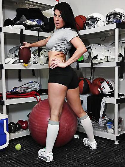 American slutty fit babe