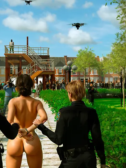 Judge Kangen and Woman