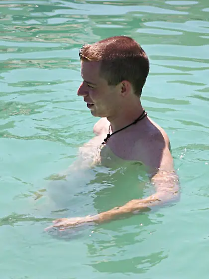 Skinny dipping leads ass