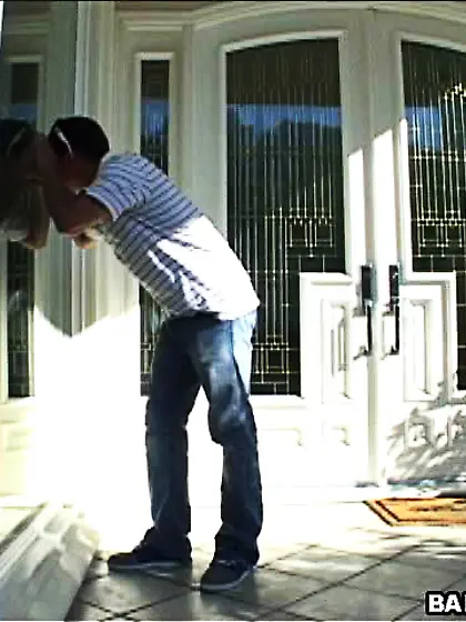 Lay catches peeping tom