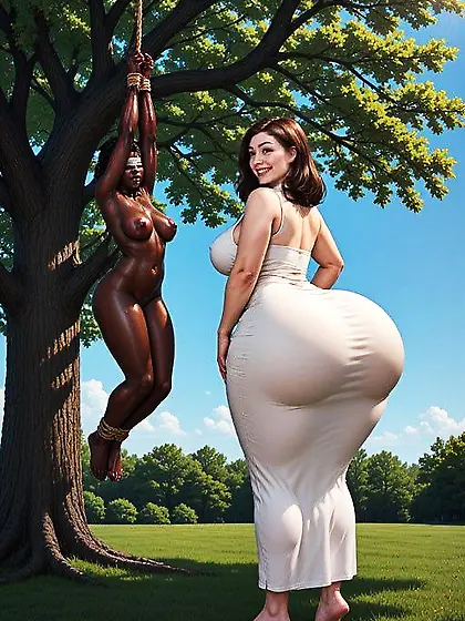 Pawg Milf Hangs Her Nigger Slave