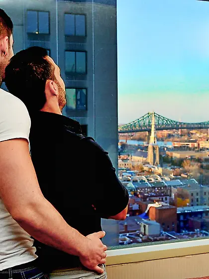 Hunky guys glorious cock